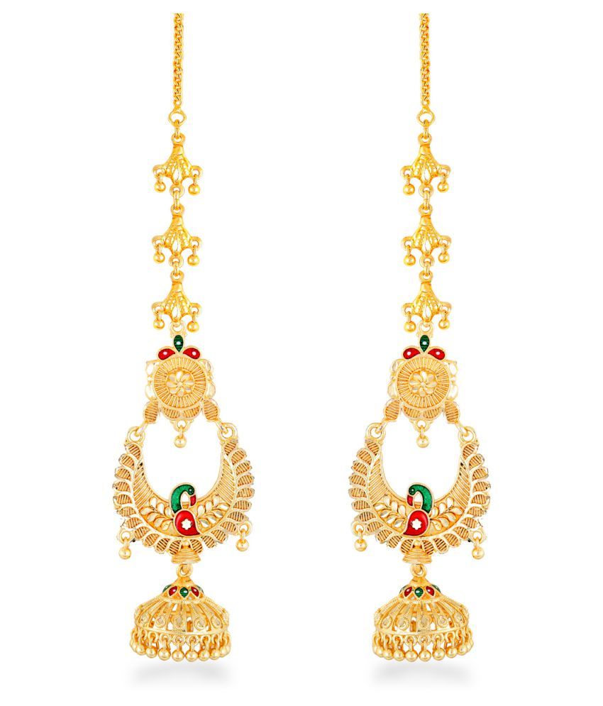 Gold Plated alloy Mayur design Kanchain