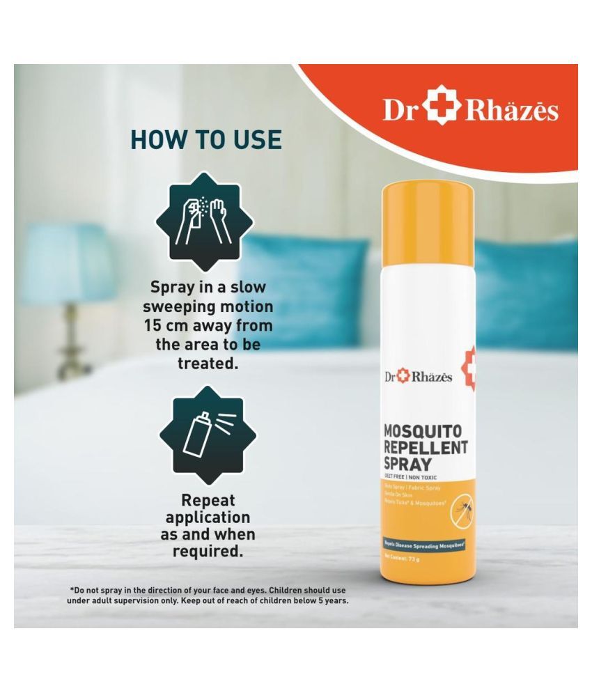 Dr Rhazes Mosquito Repellent Spray Mosquito Repellent Spray 219 g Pack