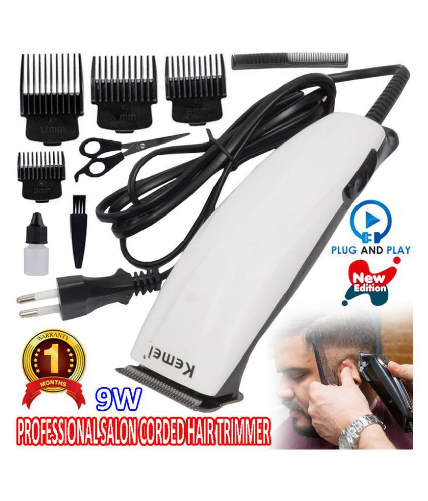 corded beard and mustache trimmer