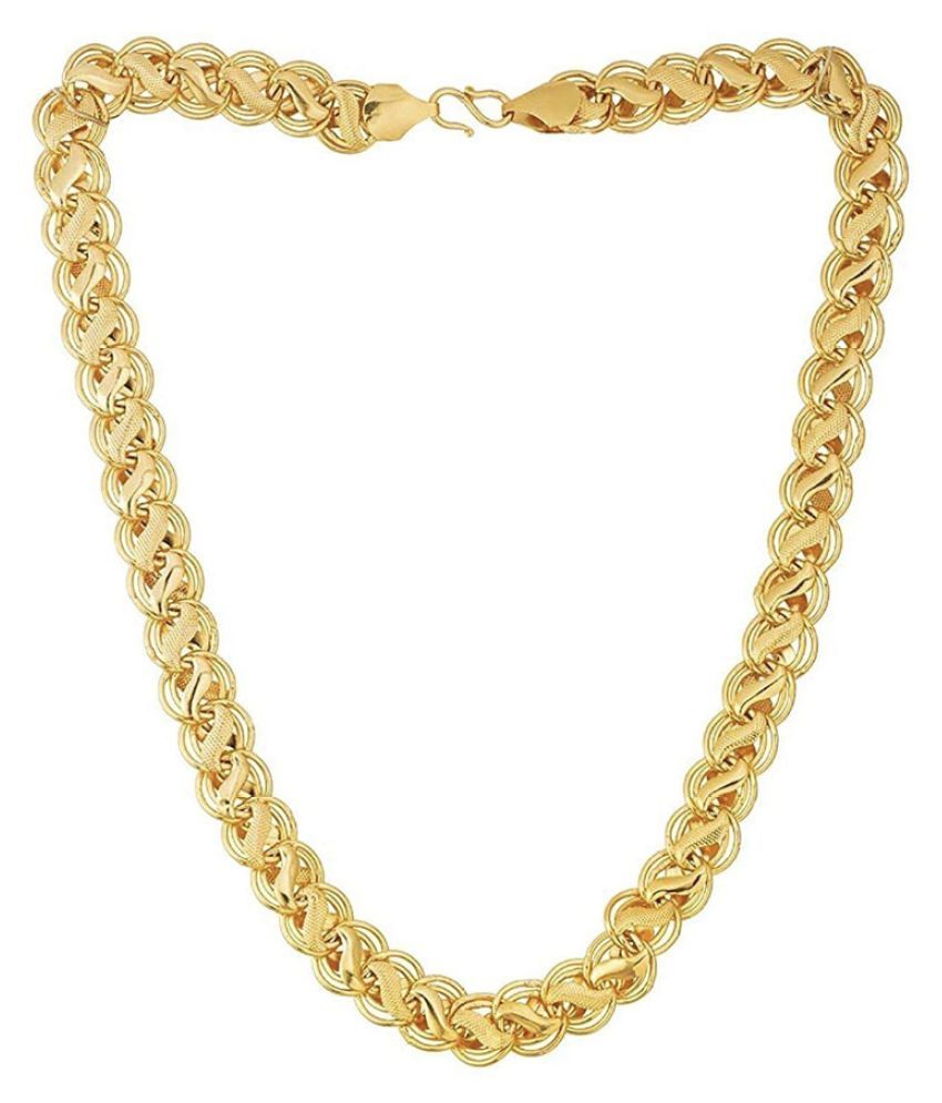 Stylish GB Gold Plated Brass Metal Chain for Boys/Men Buy Stylish GB