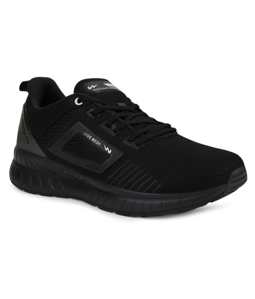 Campus Evok Black Running Shoes - Buy Campus Evok Black Running Shoes 