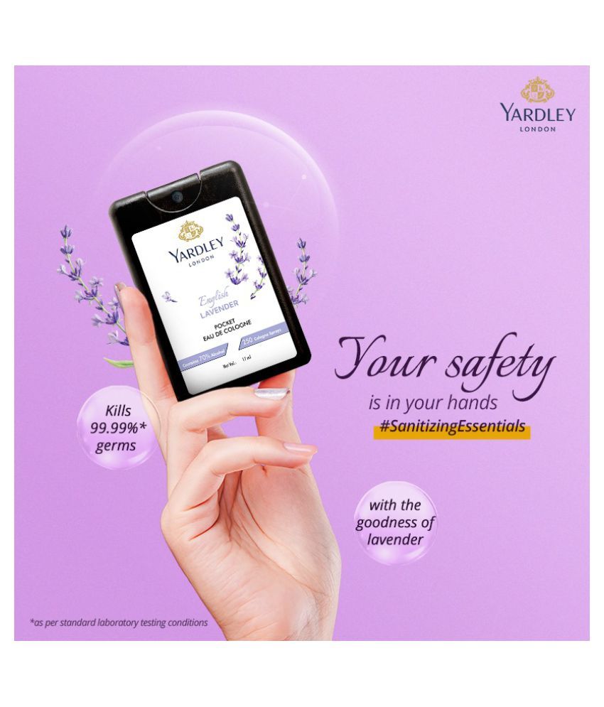 yardley sanitizer spray Sanitizers 17 mL Pack of 6 Buy yardley