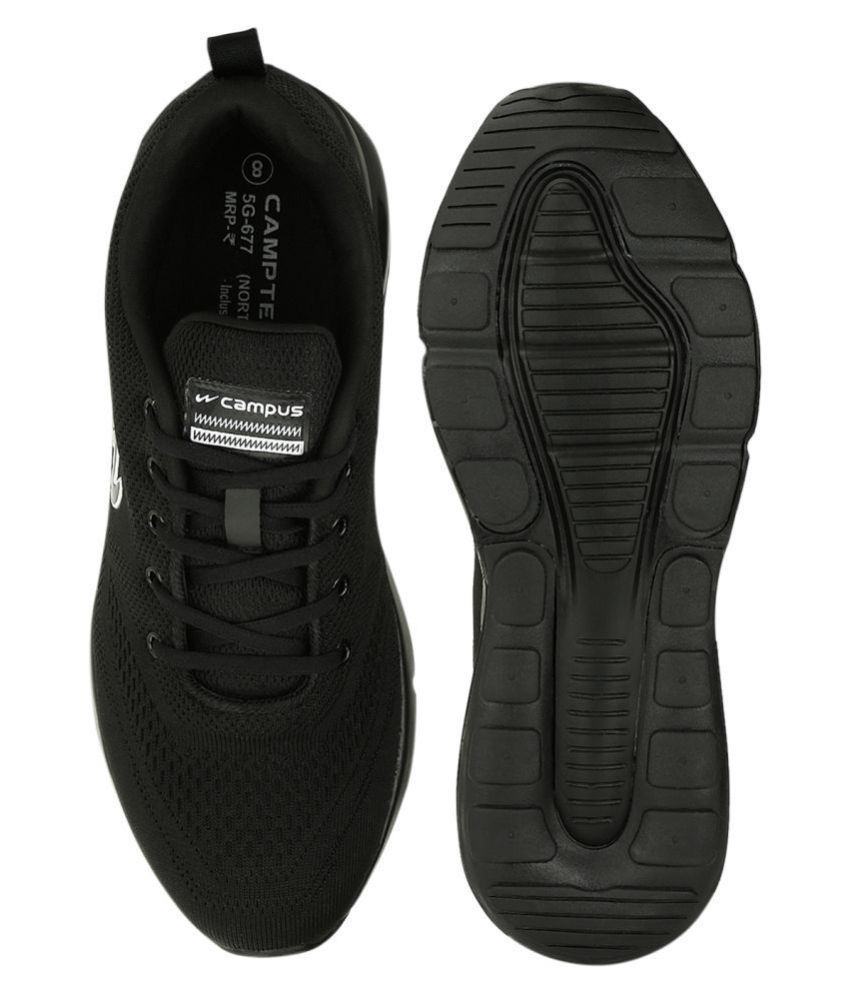 campus north running shoes black