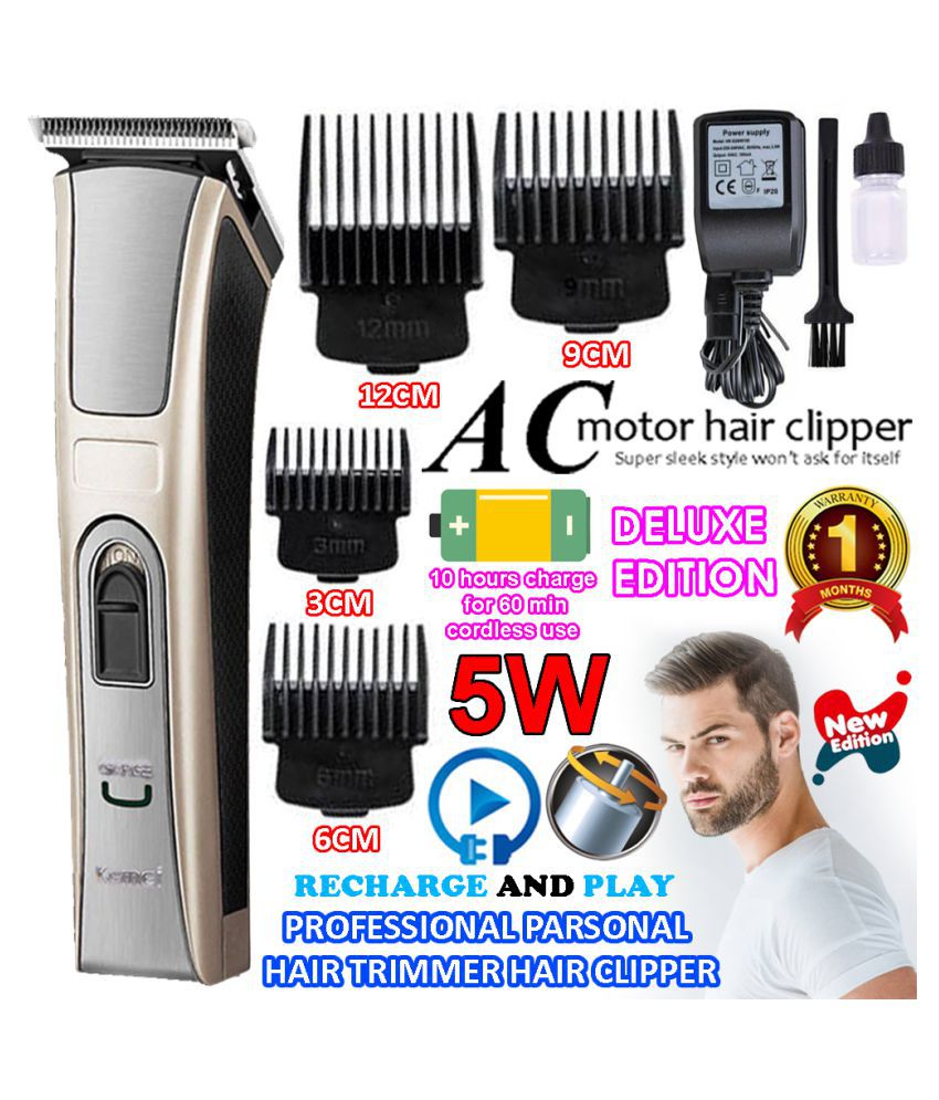 Electric 5W Guide Comb 3mm,6mm,9mm,12mm Haircut Bread Hair Trimmer Hair  Clipper Casual Gift Set: Buy Online at Low Price in India - Snapdeal