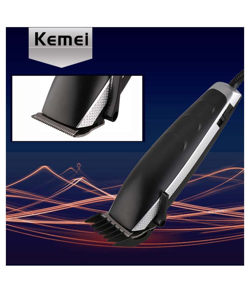 Kemei Corded Beard Mustache Trimmer Waterproof Powerful Hair Clipper