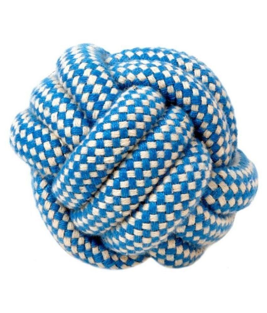     			KOKIWOOWOO Cotton Chew Cluster cotton Toy Ball for Dog