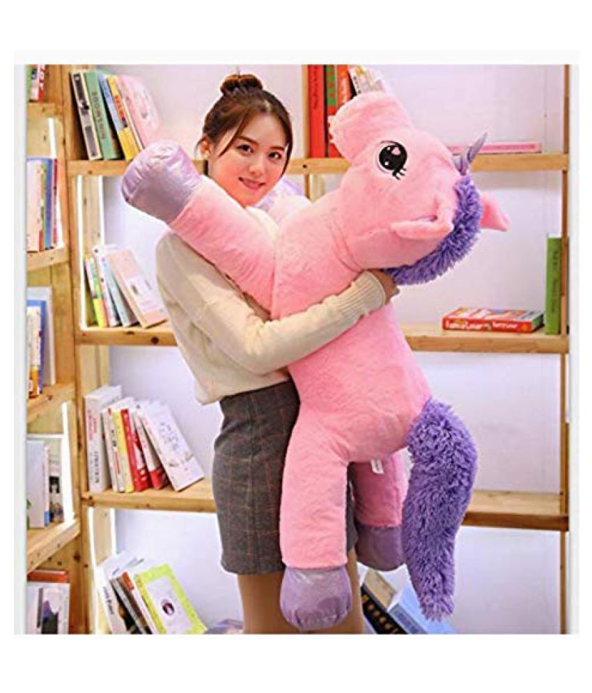 Daa Best Unicorn Stuffed Animal Plush Toy, Pink Made in India