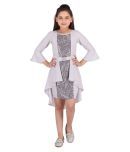 Cutecumber Georgette A-line For Girls ( , Grey )