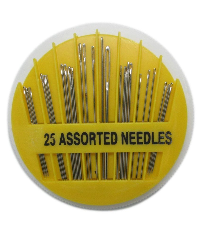 25 Assorted Needles - Mixed Sizes - Hand Sewing Needles: Buy Online at ...