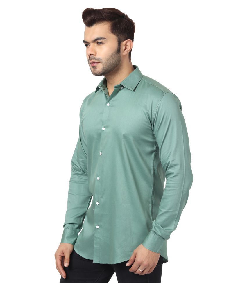 trybuy 100 Percent Cotton Turquoise Shirt - Buy trybuy 100 Percent ...