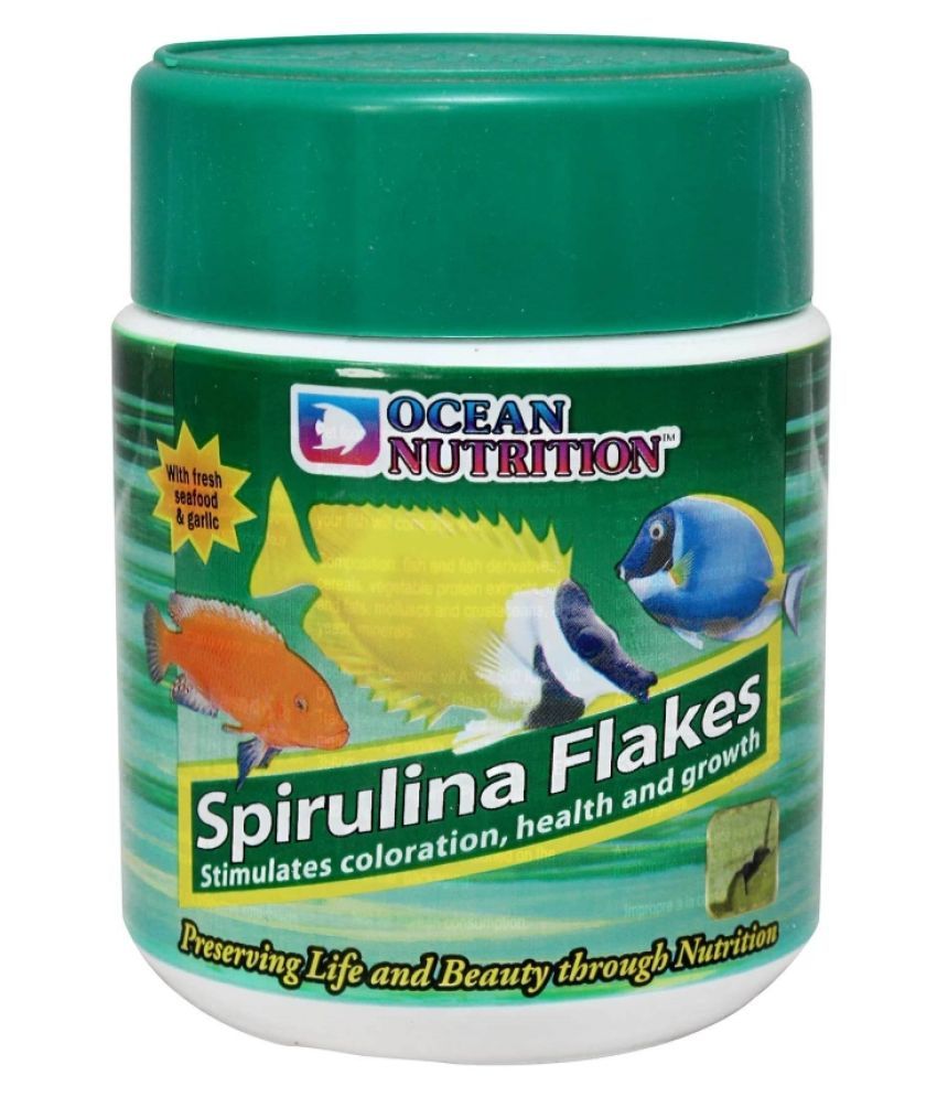     			Ocean Nutrition Spirulina Flakes 71 gm | Stimulates Coloration, Health and Growth