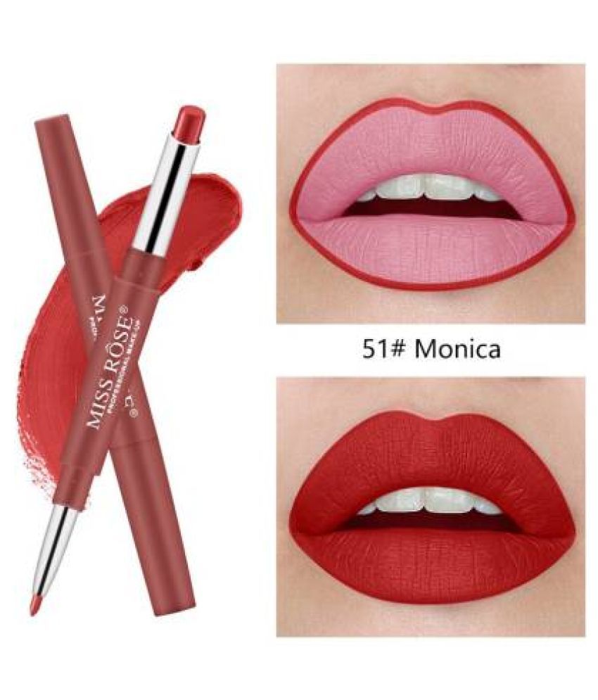     			Miss Rose pigment 2in1 lipstick lipliner Lipstick Monica 51 Dark Nude 2.1 g