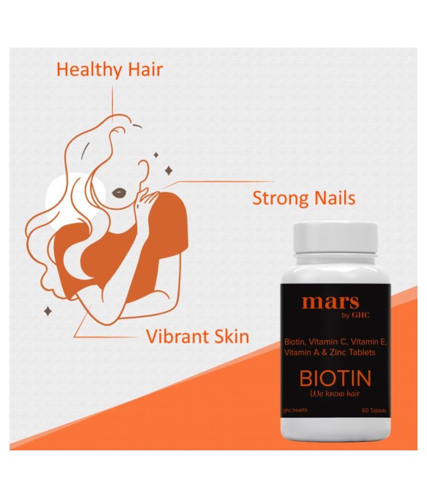 Mars by GHC Biotin 60 no.s Multivitamins Tablets Buy Mars by GHC