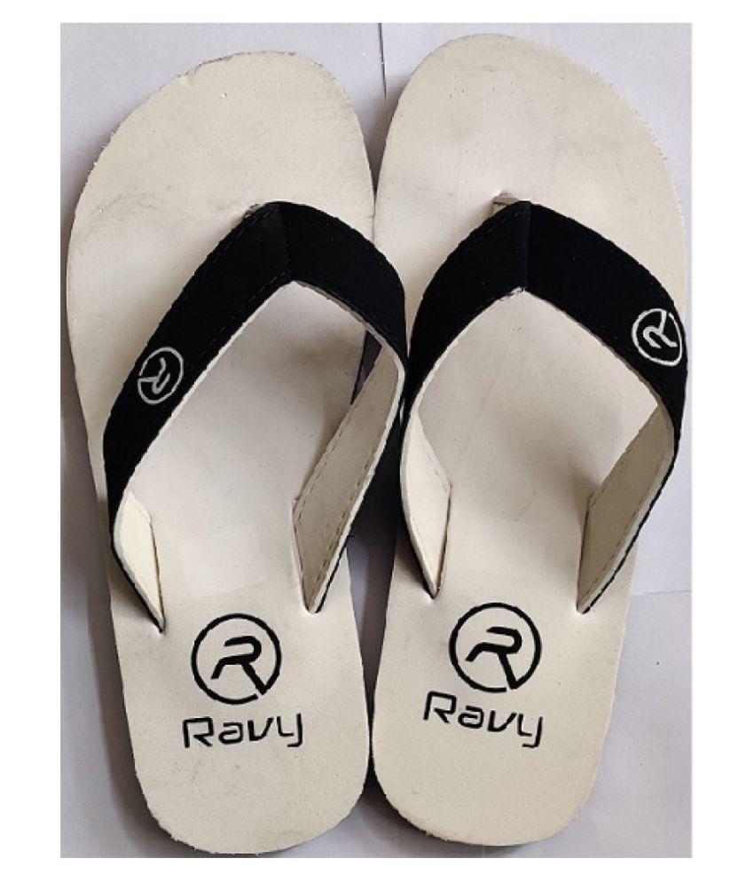 ravy White Daily Slippers Price in India- Buy ravy White Daily Slippers Online at Snapdeal