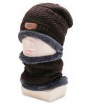 Unisex Woolen Beanie Cap Scarf for Men Women Warm Snow Proof  Premium High Quality Soft Cap With Neck Scarf