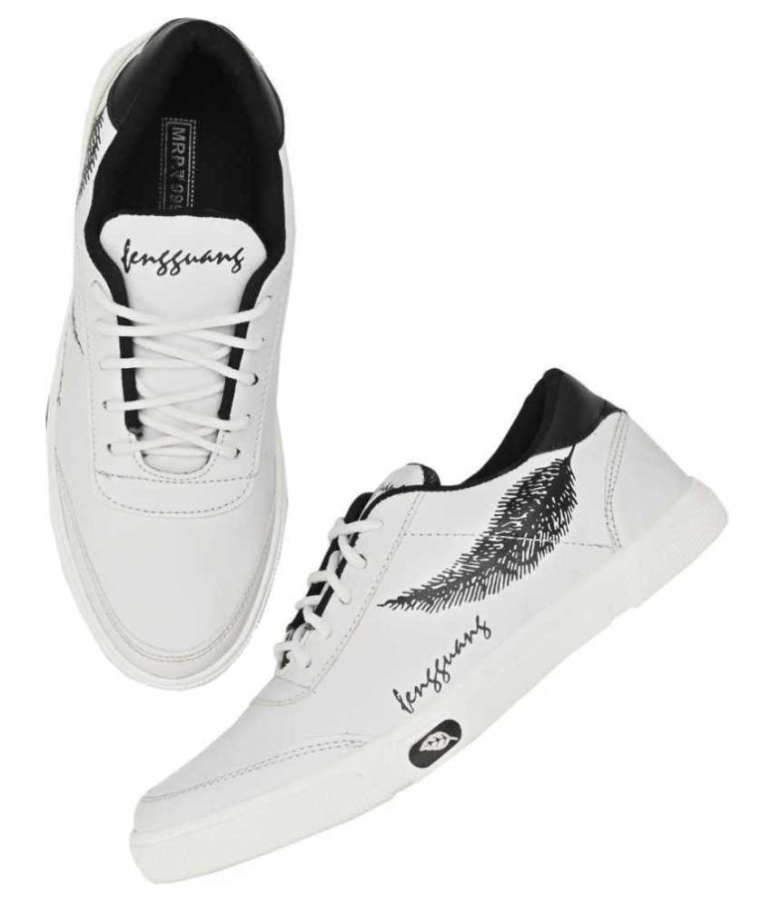 witte michael kors sneakers irving lace up