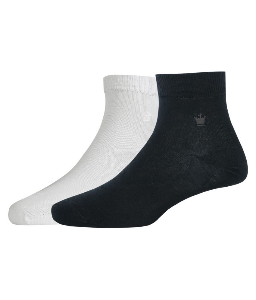 Louis Philippe Multi Mid Length Socks Pack of 2: Buy Online at Low ...