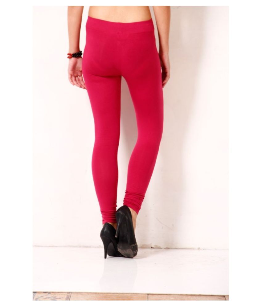 red lycra tights