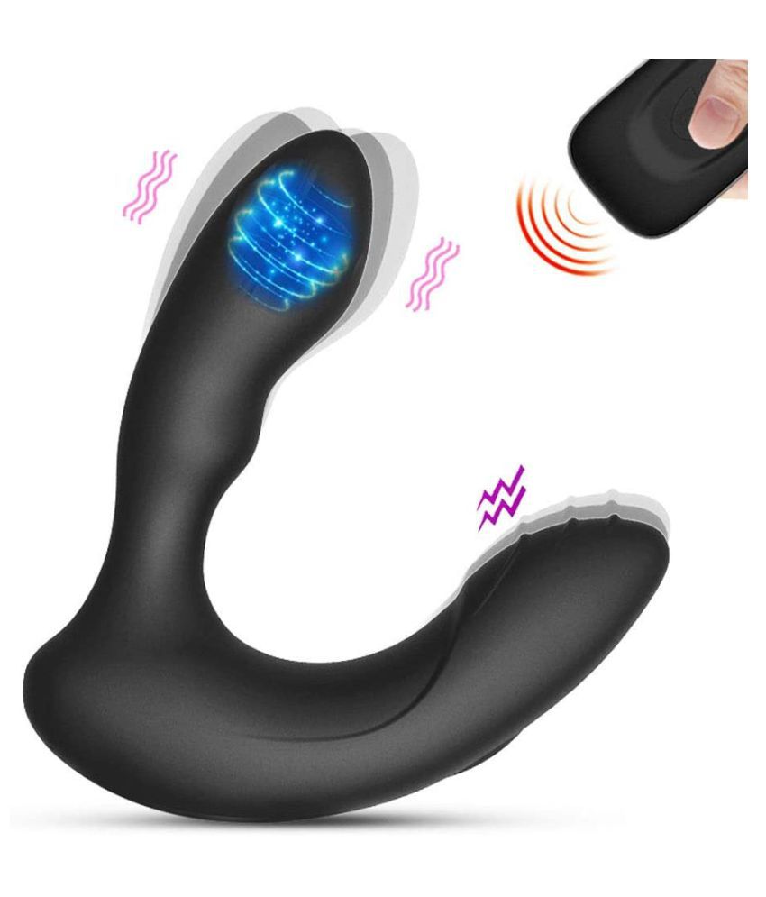 PROSTATE MASSAGER AND ANAL STIMULATOR WITH WIRELESS REMOTE
