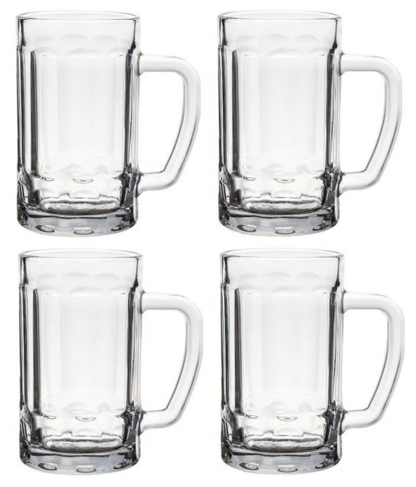     			Afast Beer Mug Glasses Set,  400 ML - (Pack Of 4)