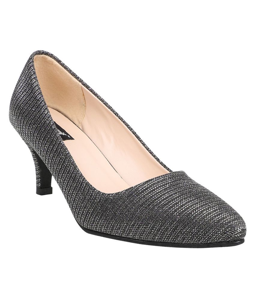 sherrif shoes Gray Kitten Heels Price in India- Buy sherrif shoes Gray ...
