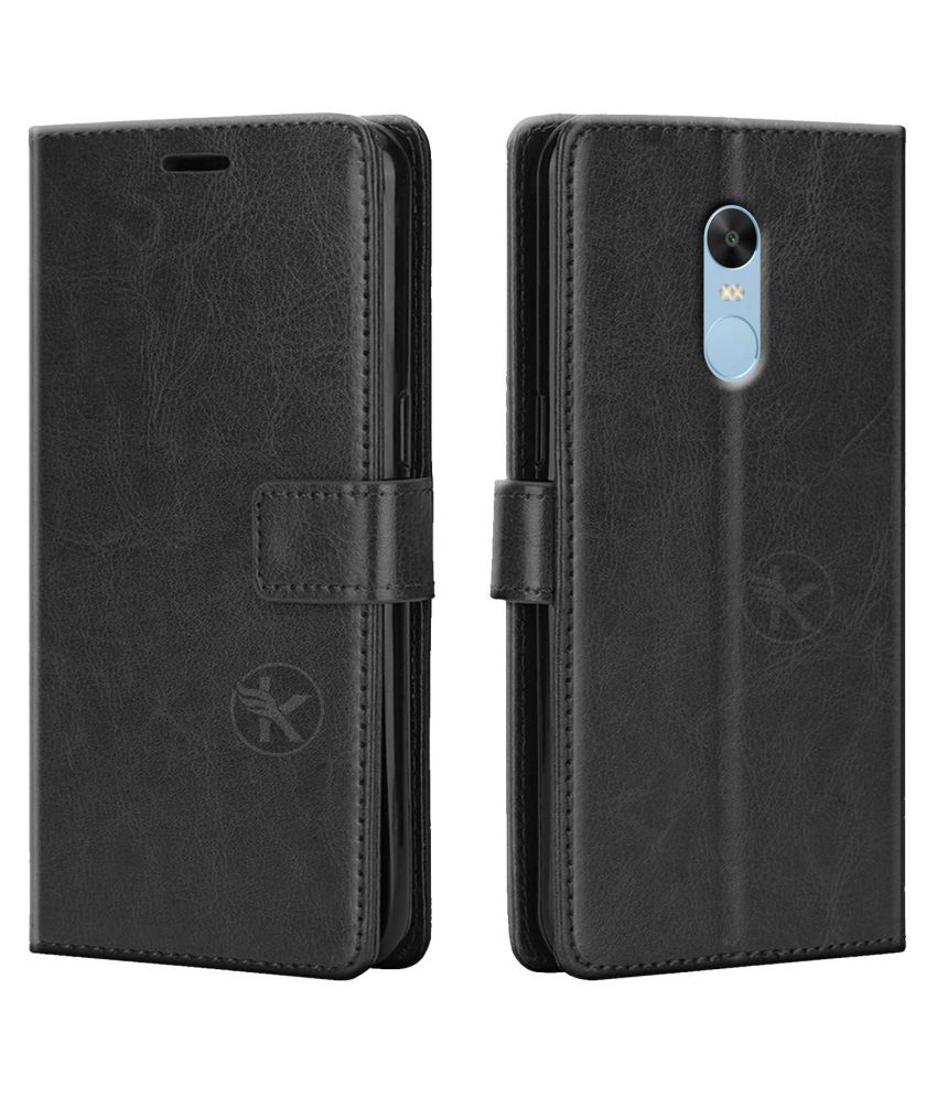 Xiaomi Mi Note 4 Flip Cover by Prem Brothers Black premium quality