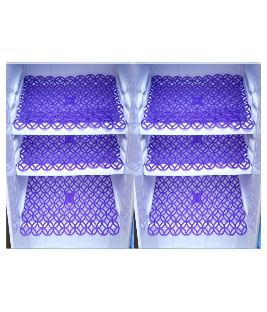     			E-Retailer - Purple PVC Fridge  Mats (Pack of 6)