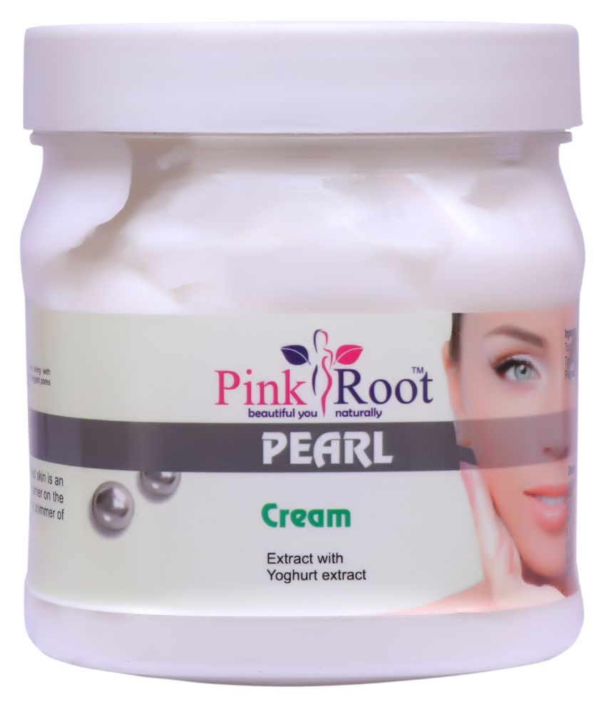 Pink Root Pearl Cream 500gm With Oxyglow Gold Bleach Day Cream 50 Gm