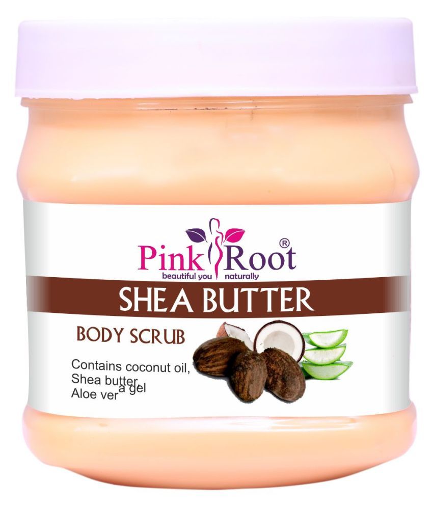 Pink Root Shea Butter Body Scrub Gm With Fem Gold Bleach Day Cream