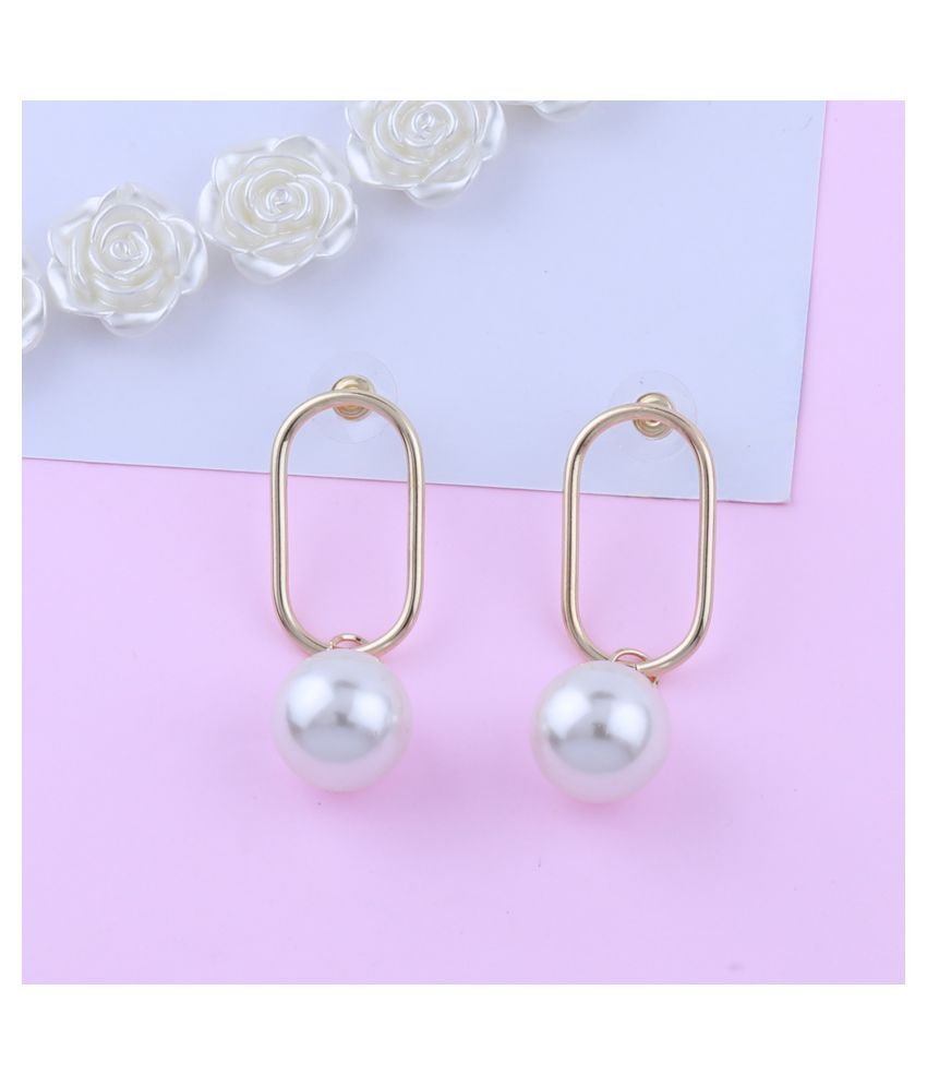     			SILVER SHINE  Party Wear Delicate Dangle Earring For Women Girl