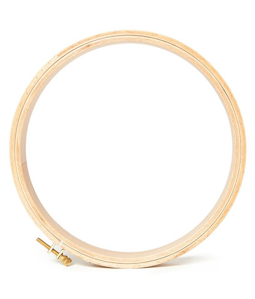 domein Identiteit wees gegroet Wooden Embroidery Hoop Ring Frame for Cross Stitch Craft, Sewing Tool,  Adjustable Handy Sewing Circle for Needle Art & Design,16inch: Buy Online  at Best Price in India - Snapdeal