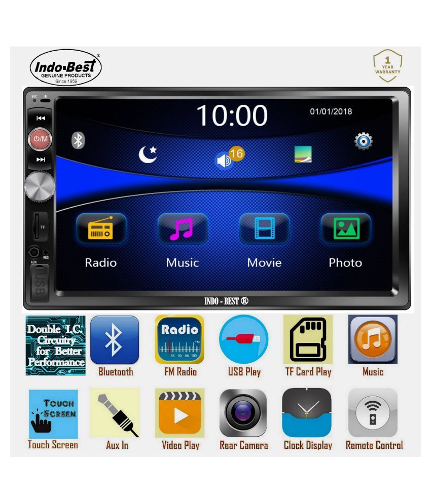 INDO-BEST Double DIN Car Stereo: Buy INDO-BEST Double DIN Car Stereo