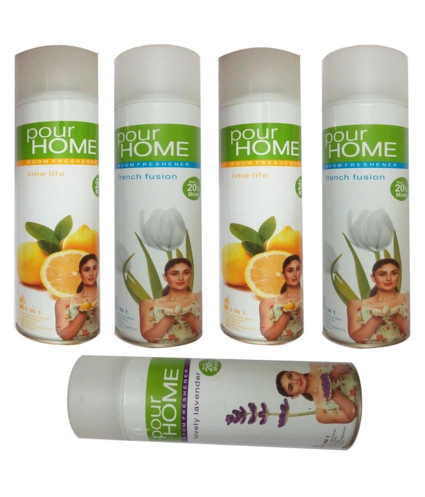 POUR HOME Room Freshener Spray 270 mL Pack of 5 Buy Online at Best Prices in India Snapdeal