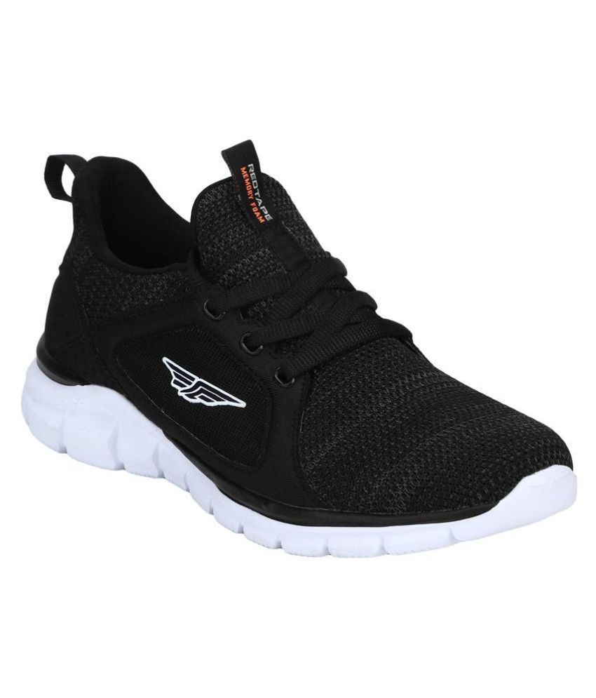 Red Tape Walking Black Running Shoes 