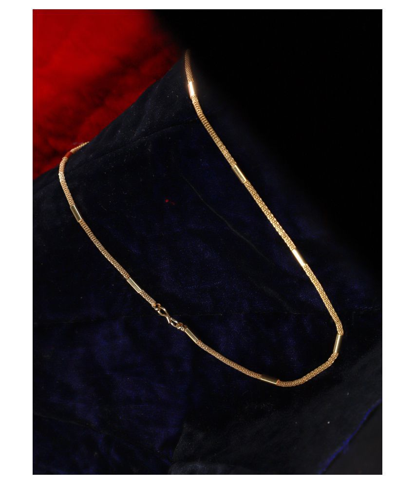     			Shankhraj Mall Gold Plated Mens Women Necklace Chain-10056