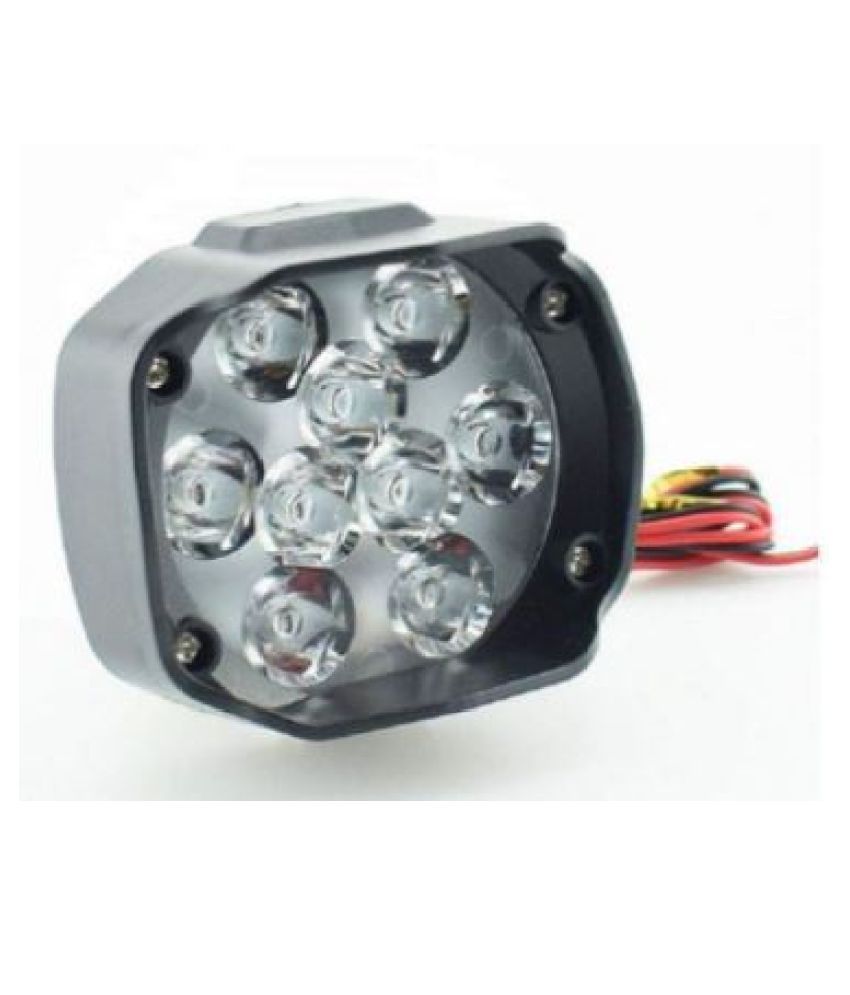 THE ONE CUSTOM 9 LED Bike Fog light - Set of 2 - 15 Watts Each (with ...