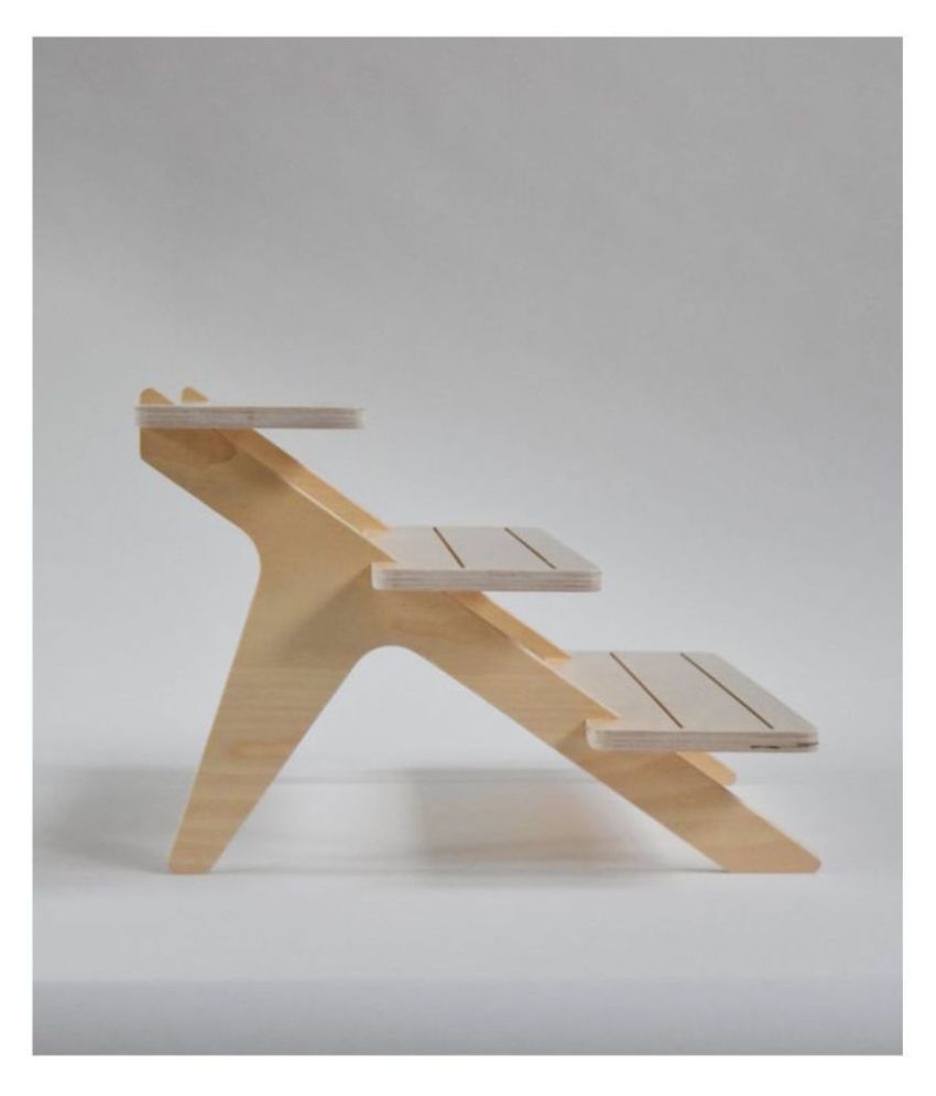 AmericanElm 3 Tiered Wooden Racks and Shelves display stand/ pottery shelf/ Product Display Racks