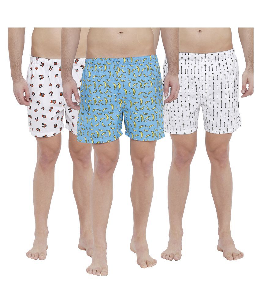     			XYXX Pack of 3 Cotton Men's Boxer- ( Multi )