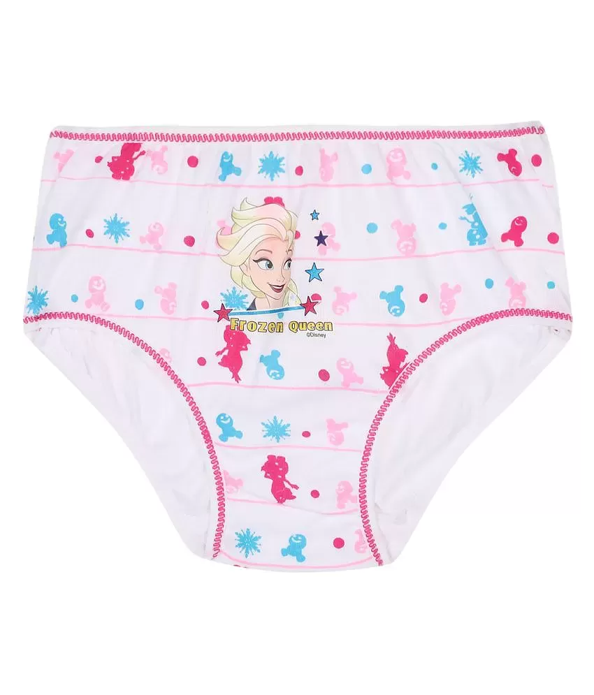 Bodycare Kids Girls Assorted coloured Frozen Printed Panties Pack Of 5