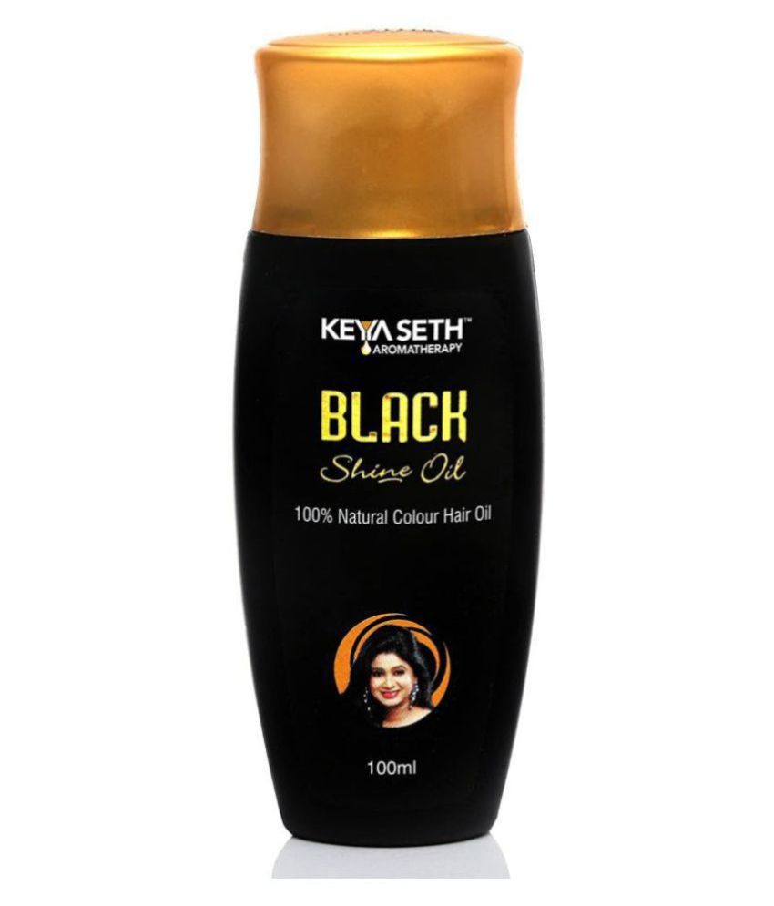     			Keya Seth Aromatherapy Black Shine Hair Oil 100 mL Pack of 2