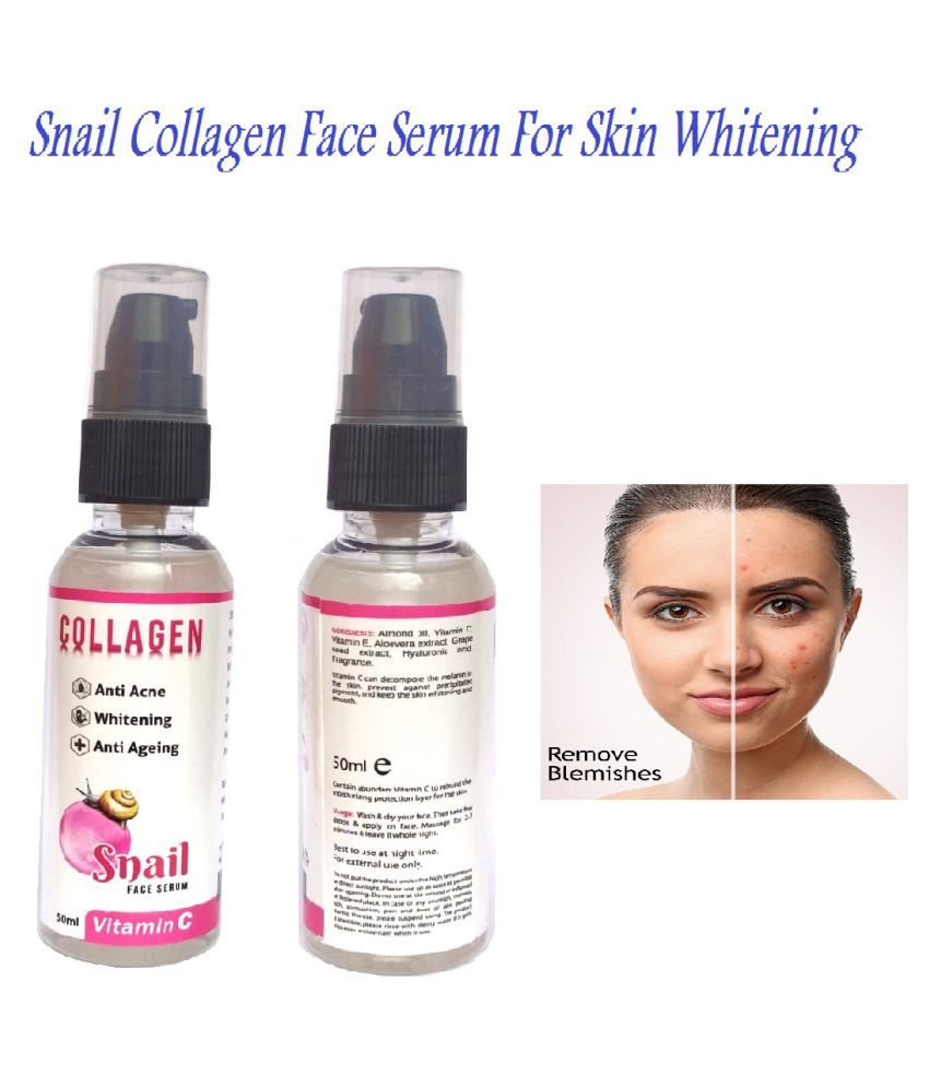 COLLAGEN SNAIL VITAMIN C Skin Softening & Anti Pimple Skin Face Serum