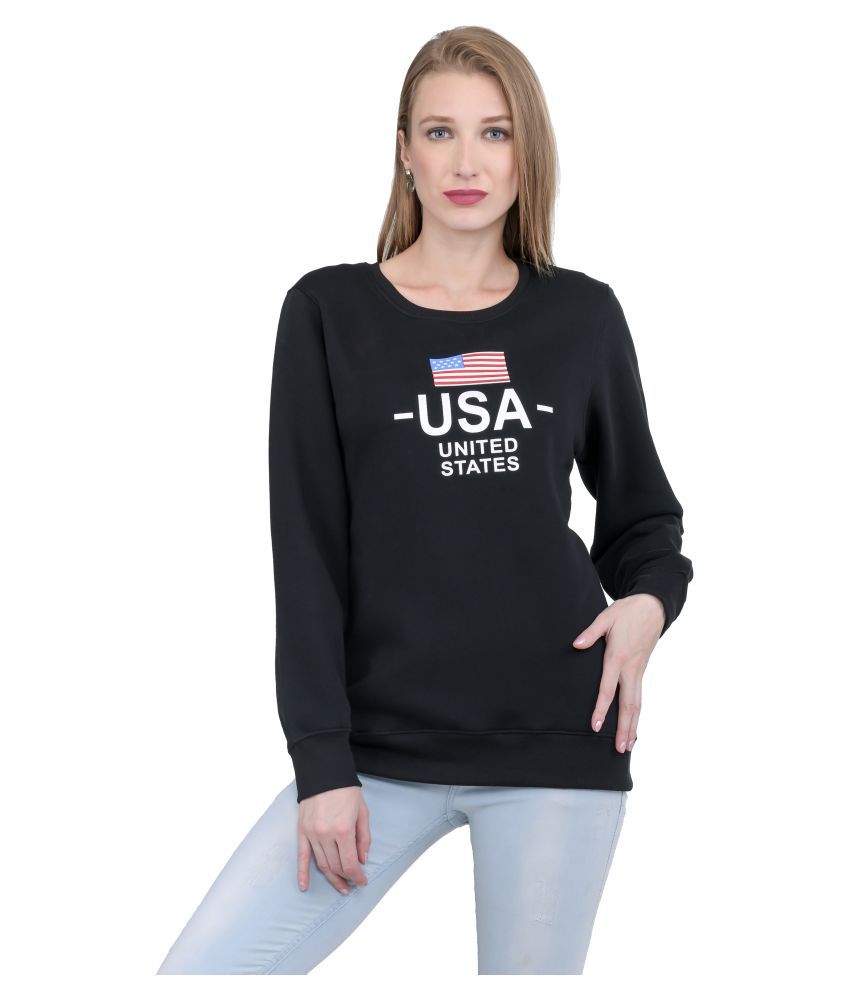     			Kaily Cotton - Fleece Navy Non Hooded Sweatshirt