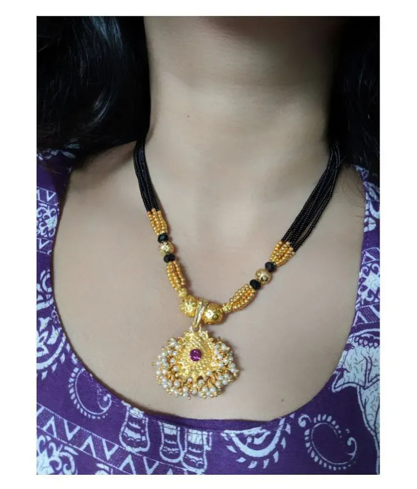 Thushi on sale mangalsutra online