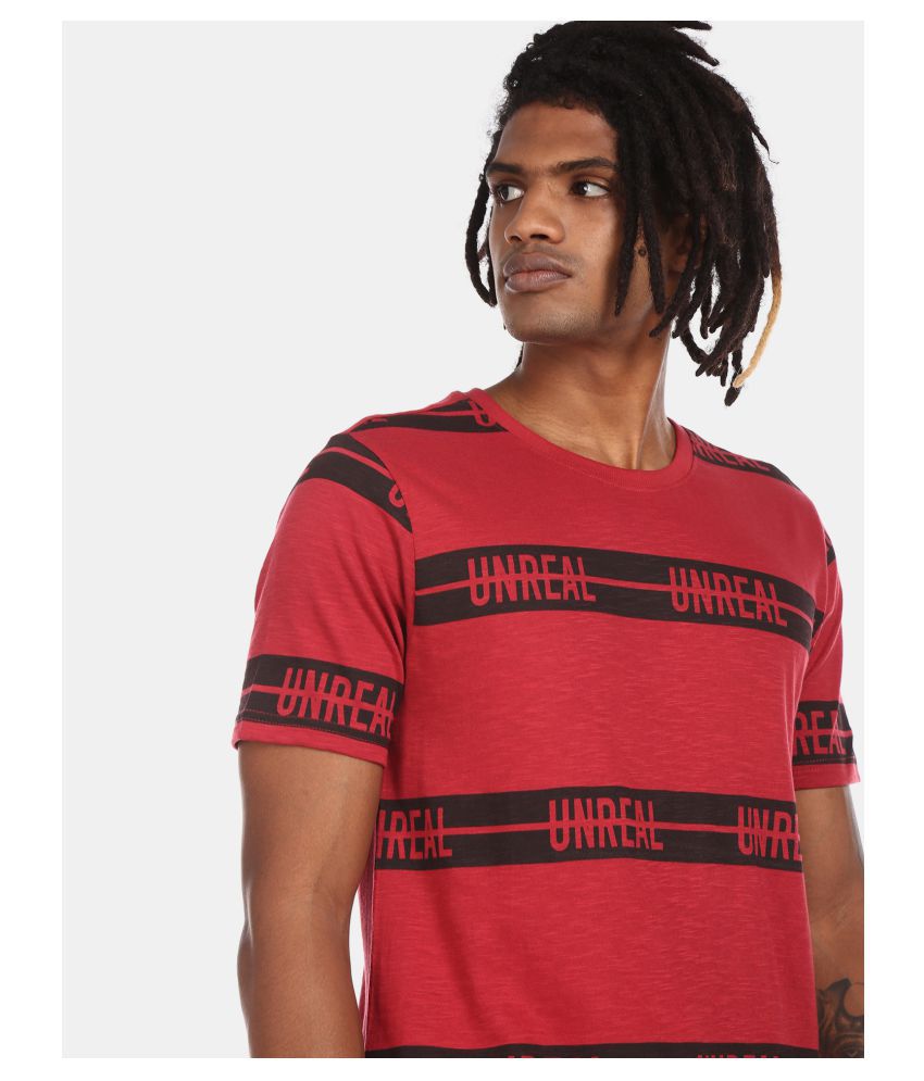     			Colt - Red Cotton Blend Regular Fit Men's T-Shirt ( Pack of 1 )