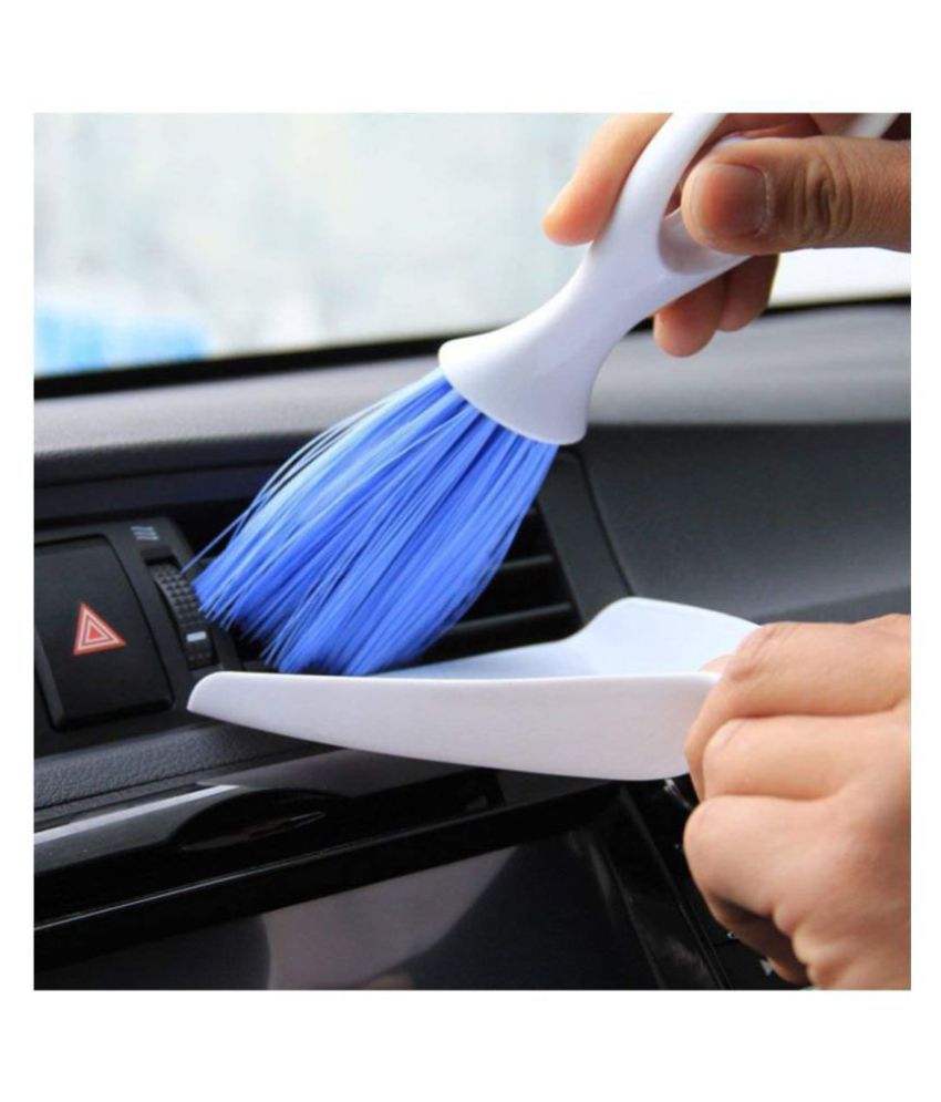 Mahek Accessories Car AC Air Outlet Vent Internal Cleaner- Dust Cleaning Brush