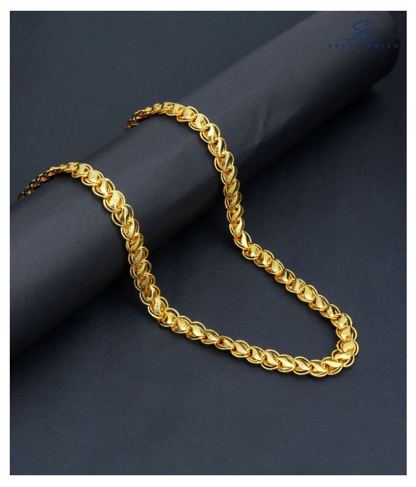     			shankhraj mall - Gold Plated Chain ( Pack of 1 )