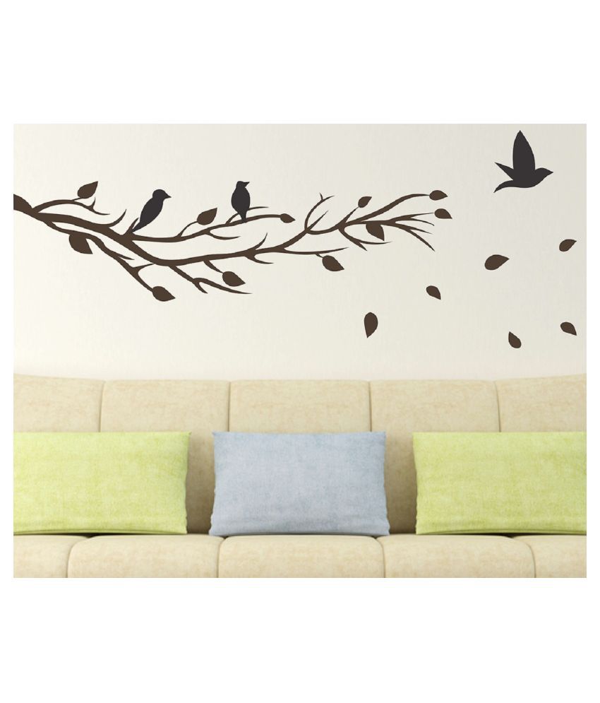     			Wallzone Birds Sticker ( 70 x 75 cms )
