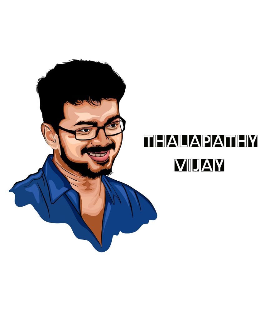     			Wallzone Ilayathalapathy Vijay Sticker ( 60 x 70 cms )