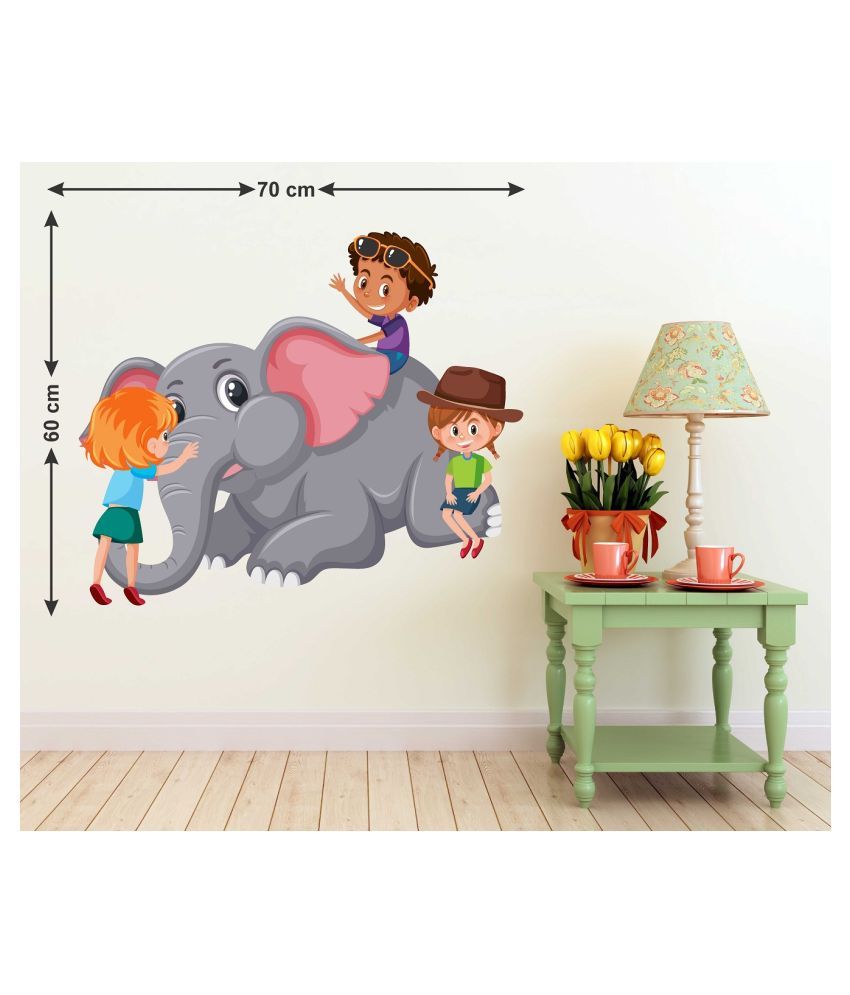     			Wallzone Kids Sticker ( 70 x 60 cms )