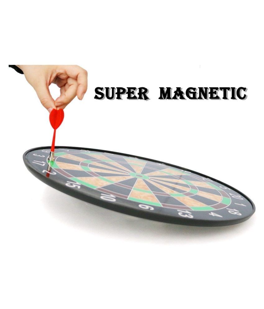 Score Dartboard Kit with 6 Soft Darts (17 Inch, Multicolour